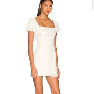 Revolve More to Come Maddy Mini Dress in White